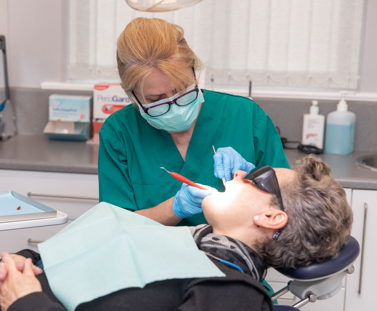 Hygienist dental treatment